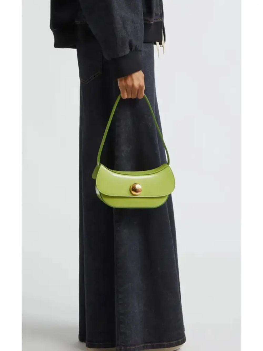 NEW Marni Small Butterfly Hobo bag in the iconic kiwi green with tag.